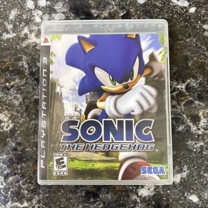 Sonic the Hedgehog PlayStation 3 PS3 2006 Sega Video Game Disc & Case